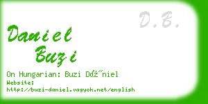 daniel buzi business card